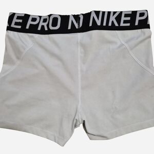 Nike Women's Athletic White Shorts